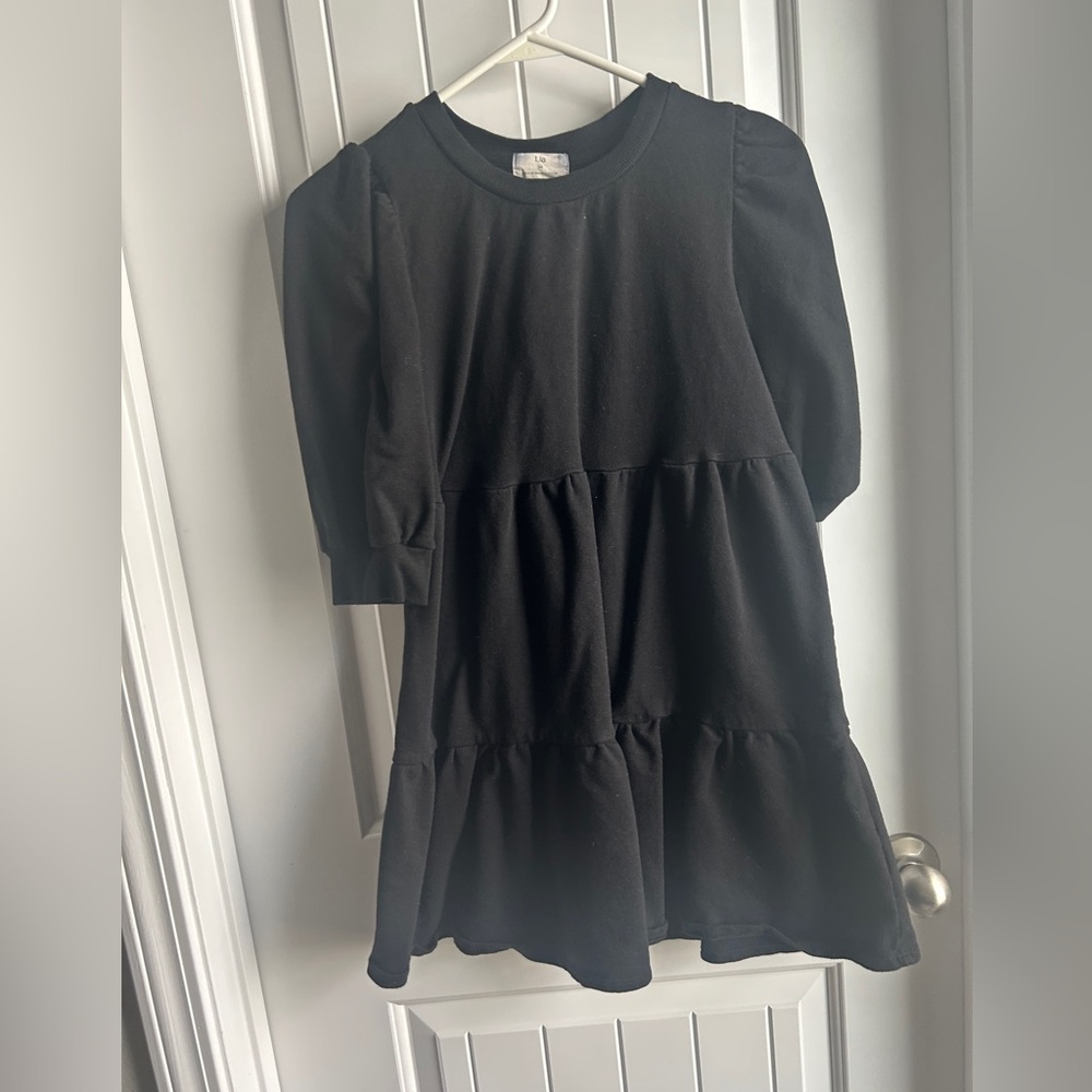 Black Tiered Dress